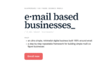 Derek Johanson – Email Based Businesses
