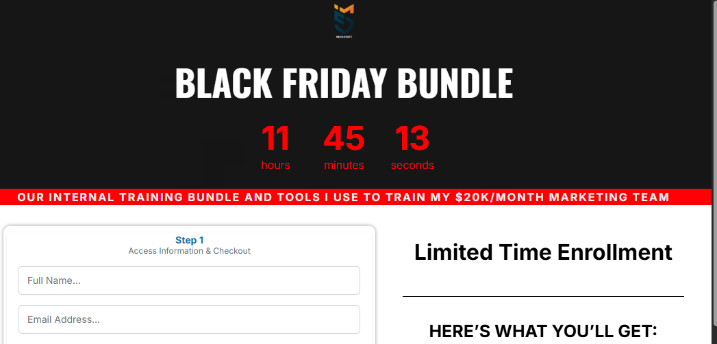 Miles Stutz – Black Friday Bundle Miles Stutz – Black Friday Bundle