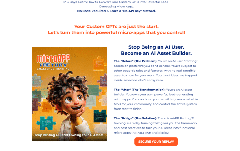 Jonathan Mast – microAPP Factory™ Challenge Training Jonathan Mast – microAPP Factory™ Challenge Training