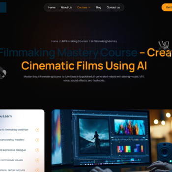 AI Filmmaking Mastery Course – Create Cinematic Films Using AI