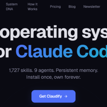 Claudify - The operating system for Claude Code