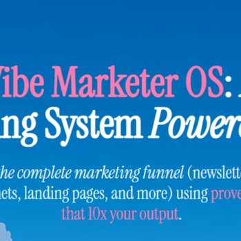 Ryan Carr – Vibe Marketer OS: The Complete Guide to Building a Modern Marketing Machine